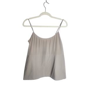 Dorothee Schumacher silk cotton split back tank shell sz 2 small Careerwear work